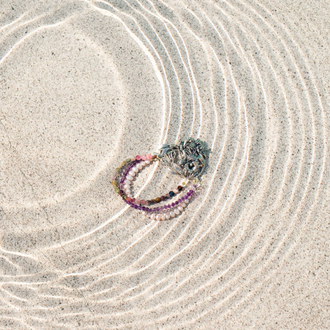 Pulsera Orquídea arcoiris