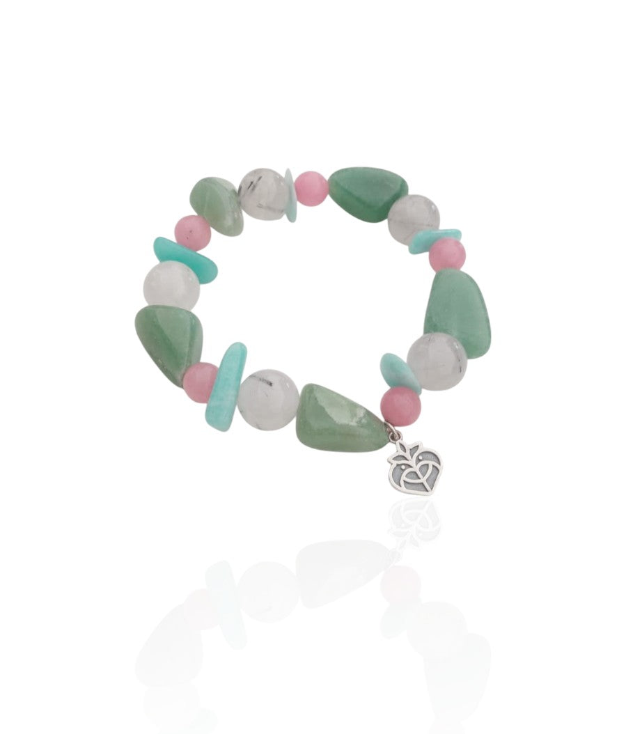 Pulsera de Varias Piedras en elastico