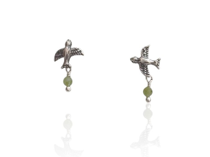 Aretes Golondrina Broquel