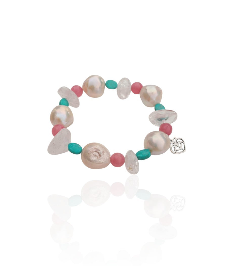 Pulsera de Varias Piedras en elastico