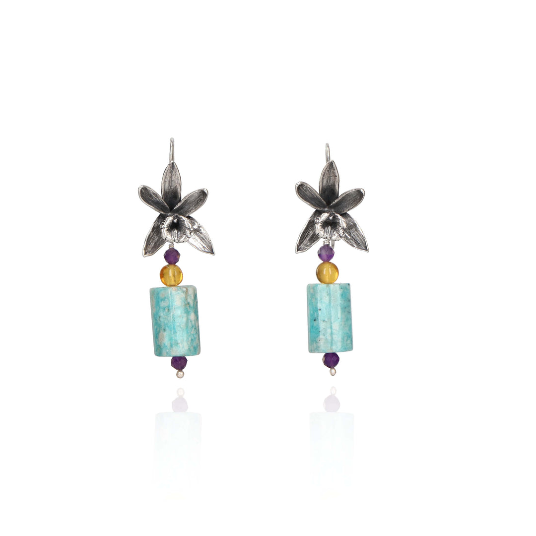 Aretes Flor de Papantla