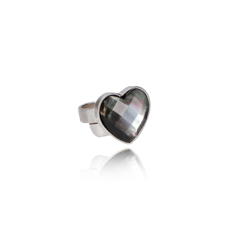 Anillo Corazón Nacar